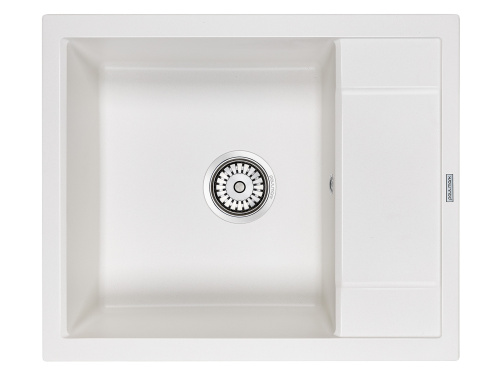 Мойка кухонная Paulmark FLUGEN 50-600 PM216050-WH 60х50 белый